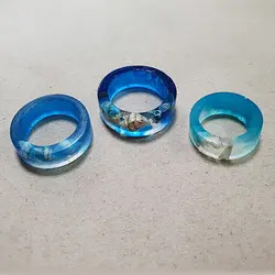 حلقه رزینی صدف دار