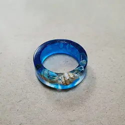 حلقه رزینی صدف دار