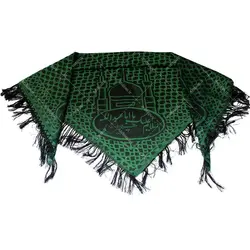 چفیه طرح عربی ذکردار سبز - فروشگاه اینترنتی با زنده رود