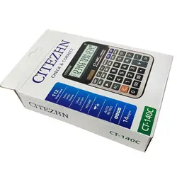 ماشین حساب سیتیژن مدل CT-140C (تکی و عمده) - فروشگاه اینترنتی با زنده رود