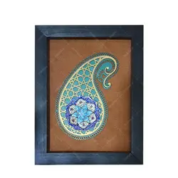 قاب مینا با طرح بته جقه کد 002 - فروشگاه اینترنتی با زنده رود