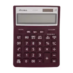 ماشین حساب آتیما مدل AT-2239C (تکی و عمده) - فروشگاه اینترنتی با زنده رود