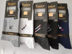 جوراب ساق بلند مردانه ونیز طرح الوان (تکی و عمده) - فروشگاه اینترنتی با زنده رود