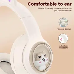 خرید و قیمت هدفون بی سیم طرح گربه مدل AKZ-01 - فروشگاه اینترنتی با زنده رود