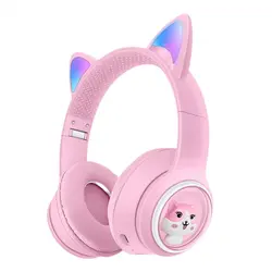 خرید و قیمت هدفون بی سیم طرح گربه مدل AKZ-01 - فروشگاه اینترنتی با زنده رود