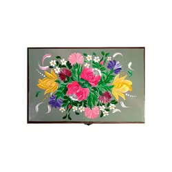 جعبه چوبی پذیرایی تیج سان مدل Flowers