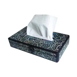 جعبه دستمال کاغذی دست ساز تیج سان