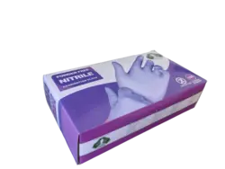 دستکش نیتریل آبی ای وان گلاب مالزی 100 عددی