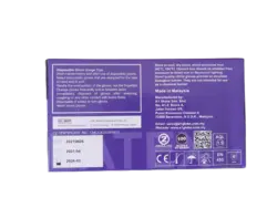 دستکش نیتریل آبی ای وان گلاب مالزی 100 عددی