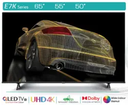 تلویزیون هوشمند هایسنس مدل LED 65 E7K