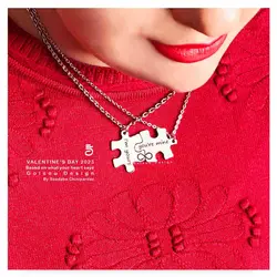 گردنبند ست پازل – کد2