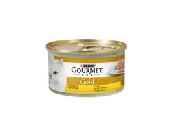 کنسرو گورمت گلد گربه gourmet با طعم بوقلمون پته