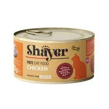 کنسرو پته مرغ شایر گربه 200 گرمی shayer