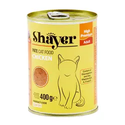 کنسرو پته مرغ گربه 400 گرمی shayer