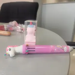 ست فانتزی خودکار 10 رنگ و مدادتراش یونیکورن