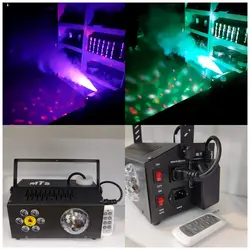 دستگاه بخار ساز ( مه ساز ) 700وات چند کاره MTS  FOG machine 700w LED mts