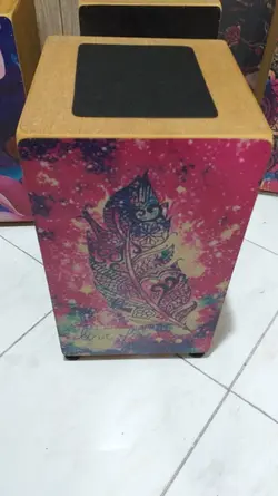 کاخن پژواکوب طرح دار و ساده قابل کوک cajon