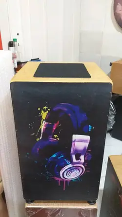 کاخن پژواکوب طرح دار و ساده قابل کوک cajon
