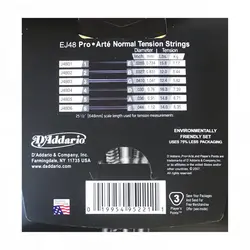 سیم گیتار داداریو مدل EJ48 طرح قدیم DADDARIO EJ48 OLD