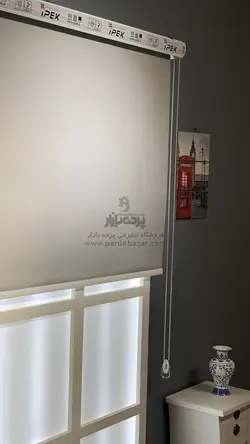 پرده شید بلک اوت طوسی M-22