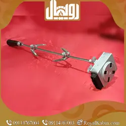 موتور جوجه گردان تنور گازی به همراه سیخ و کابل - تنور گازی رویال کابین