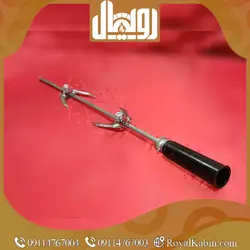 موتور جوجه گردان تنور گازی به همراه سیخ و کابل - تنور گازی رویال کابین