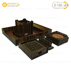 ست رومیزی اداری کد D130 هشت تکه - یومارت