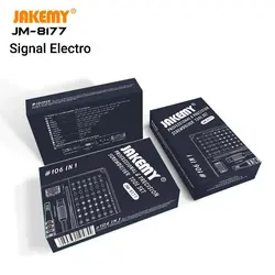 ست پیچ گوشتی 106 عددی جاکمی مدل JAKEMY JM-8177