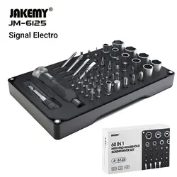 ست پیچ گوشتی 60 عددی جاکمی مدل JAKEMY JM-6125
