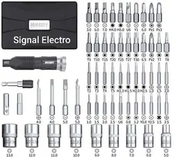 ست پیچ گوشتی 60 عددی جاکمی مدل JAKEMY JM-6125