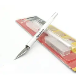 کاتر جراحی قلمی با 9 عدد تیغ یدکی