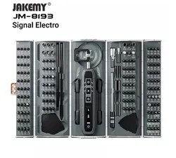 ست پیچ گوشتی شارژی 180 عددی جاکمی مدل JAKEMY JM-8193