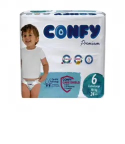 پوشک کانفی سایز 6 بسته 24 عددی