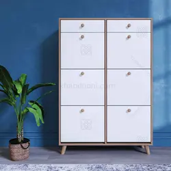 جاکفشی داشبوردی شش درب کشودارعمودیElena -طول 98دستگیره چوبی