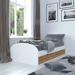 تخت خواب تک نفره کودک و نوجوان روما - 2 کشو