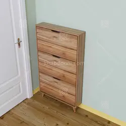 جاکفشی داشبوردی سه درب یک طبقه النا - (طول 75)