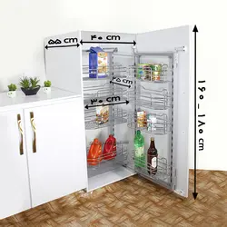 سبد سوپری یونیت 40 ارتفاع 160-180 سانت 5 طبقه مدل A628