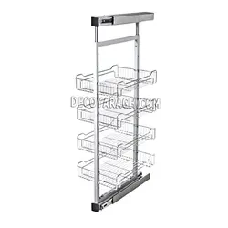 سبد سوپری ریل وسط 4 طبقه مدل A 545 ارتفاع 120-140