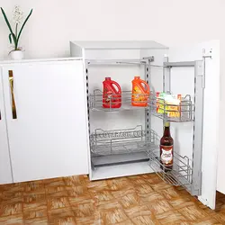 ارگنایزر کابینت 2 طبقه مدل A 623 ارتفاع 60-85 سانت یونیت 40 سانت