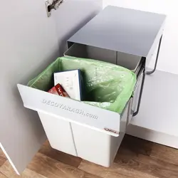 سطل زباله دومخزنه بزرگ 34 لیتری فراسازان مدل 1506