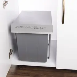 سطل زباله کابینتی بزرگ 38 لیتری پارس کد300