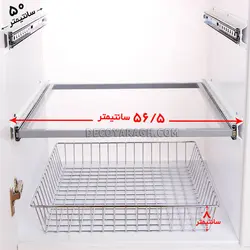 سبدکابینت سوپر مارکت دار دو طبقه ریل پهلو 1149یونیت 60