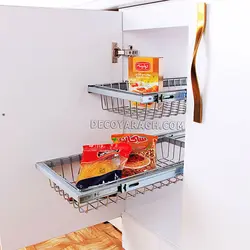 سبدریلی کابینت کف توری دوطبقه ریل پهلو 1146یونیت 45