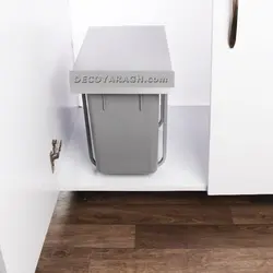 سطل زباله کابینتی متوسط 24 لیتری پارس کد 200