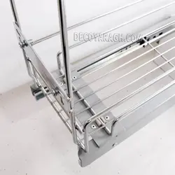 سبد ریلی داخل کابینتی جاادویه ای دو طبقه ریل کف 1203یونیت 25