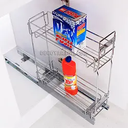 سبد جا ادویه ای سه طبقه ریل کف 1202 یونیت 20