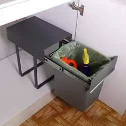 سطل زباله ریلی تک مخزنه پارس کد 50