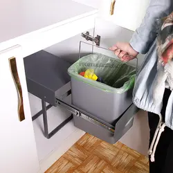 سطل زباله ریلی تک مخزنه پارس کد 50