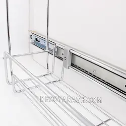 سبد کابینتی جا ادویه ای دوطبقه ریل پهلو 1117یونیت 20