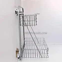 سبد ریلی مواد شوینده دو طبقه ریل پهلو 1127